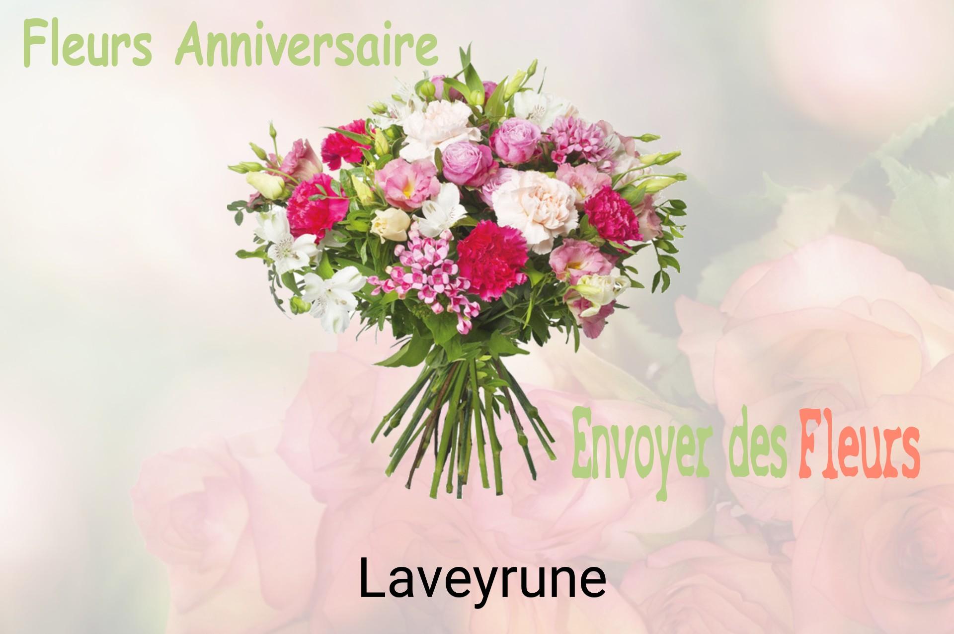Bouquet de fleurs d’anniversaire livré à Laveyrune
