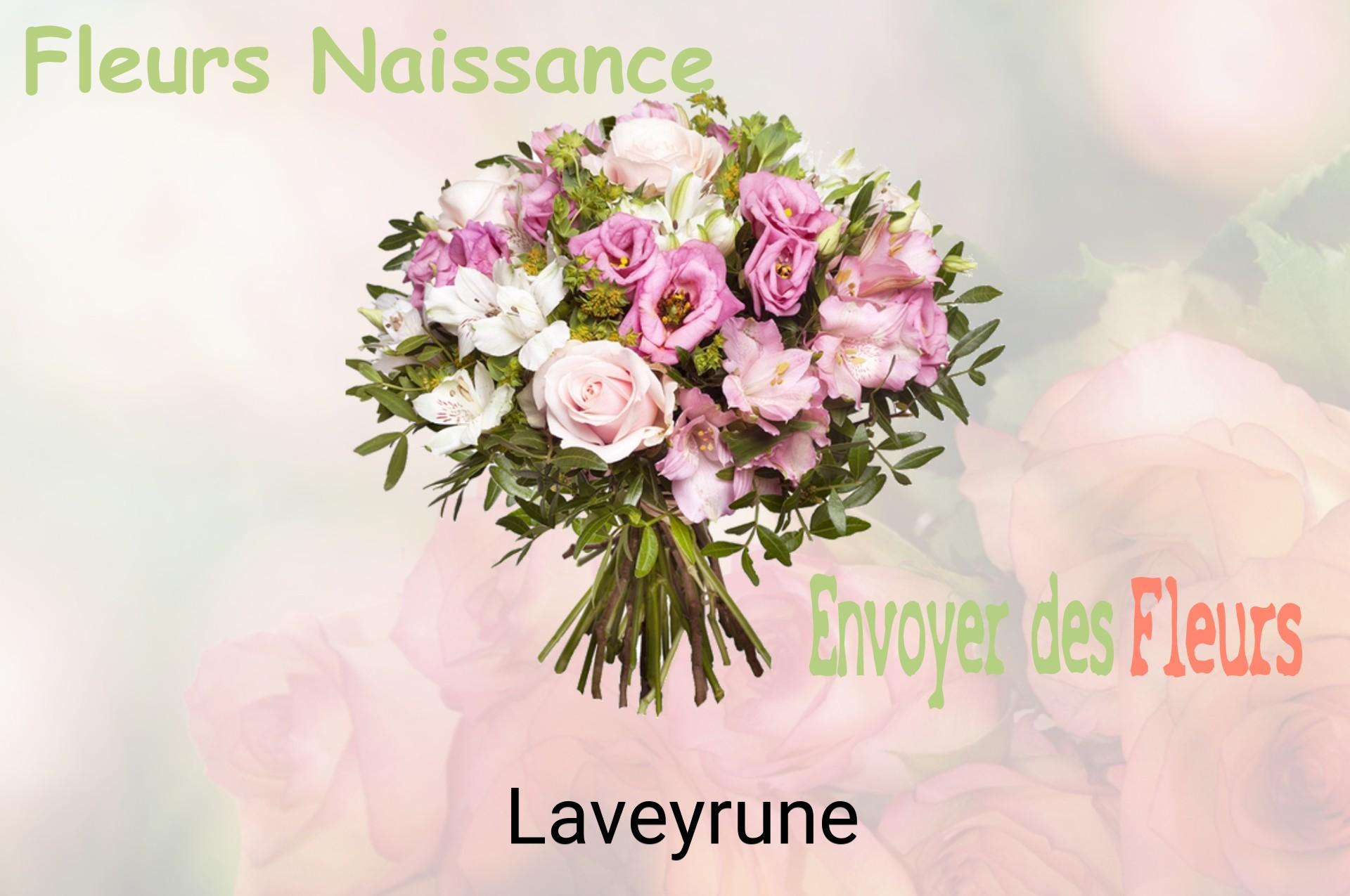 Bouquet de fleurs de naissance livré à Laveyrune